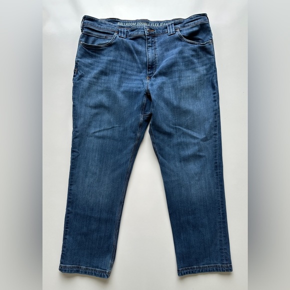 Duluth Trading Co Other - Duluth Medium Wash Ballroom Double Flex Standard Fit Denim Blue Jeans Mens 40x30